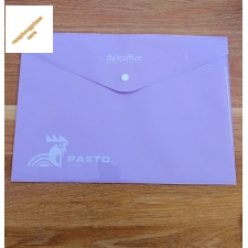 Bìa nút A4  1 ngăn FO-CBF009 4 màu pastel, tím