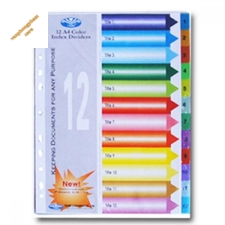 Bìa phân trang - A4, 12 Số, VC