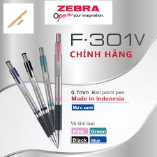Bút Bi Zebra F.301 “Hàng chính hãng”