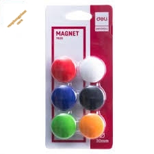 Nam châm gắn bảng 30mm Deli 7825 (6 viên)
