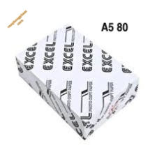 Giấy Excel A5 định lượng  80 gsm An Hoà ( 400 tờ)