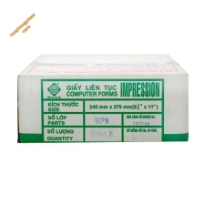 Giấy in liên tục 240x279mm 2 liên chia 2