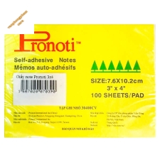 Giấy note UNI 3x4-Vàng (102mm x 76mm)