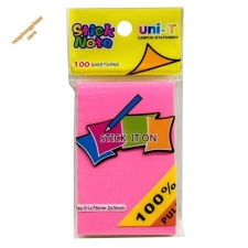Giấy note UNI 5 màu dạ quang 3 x2 (49mmx76mm)