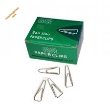 Kẹp giấy C62 đầu nhọn (Loại 1: 90–>100 Cây)
