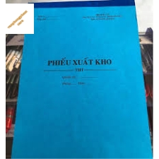 Phiếu xuất kho, 3 liên  (150 tờ, 50 bộ) ( kích thước A4 : 20x25cm)