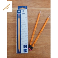 Bút Chì Gỗ Staedtler 134 ” Đức” Vỏ Vàng Có Gôm