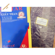 Giấy than Gstar (Loại 1) Thái Lan (Hộp/100 Tờ)