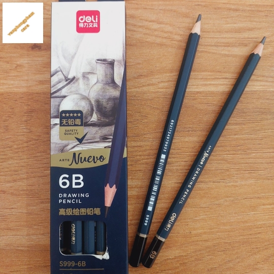 Bút chì vẽ gỗ Deli  S999-6B