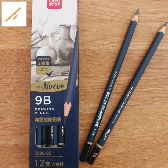 Bút chì vẽ gỗ Deli  S999- 9B