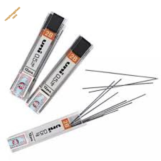 Ruột Bút Chì Bấm (Uni Ruột đen tốt) “0.5” (Hàng Nhật)