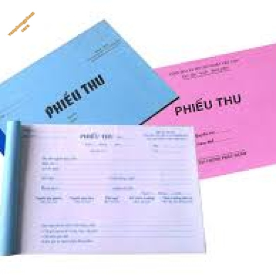 PHIẾU THU CHI 30 bộ quyển ( 13x19cm)