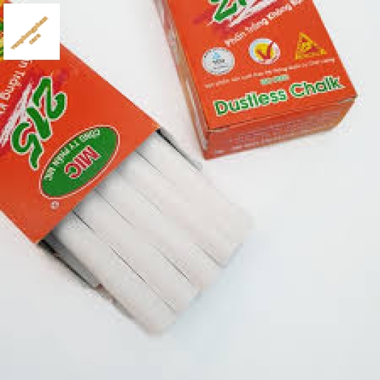Phấn viết bảng không bụi (Trắng) (Hộp/10 Cây)