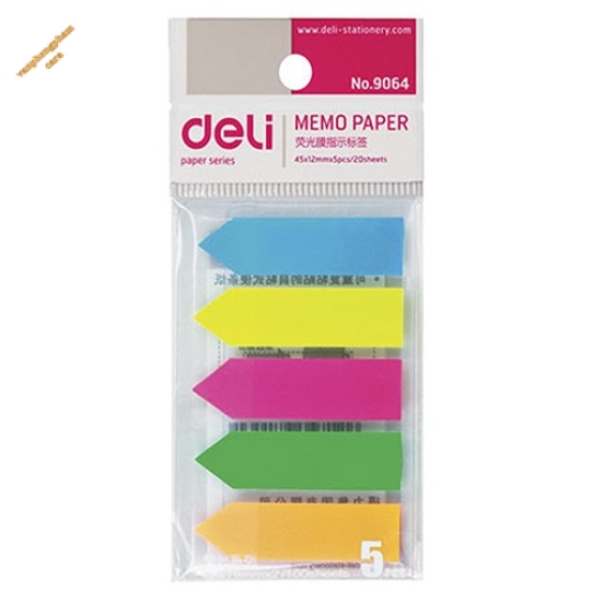 Giấy note Deli D.7154-5 màu  