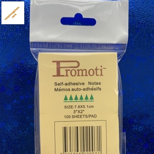 Giấy note 3x2 inch 49mmx76mm  vàng Pronoti 30200