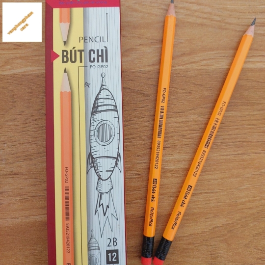 Bút chì gỗ 2B FO-GP02 Thiên Long