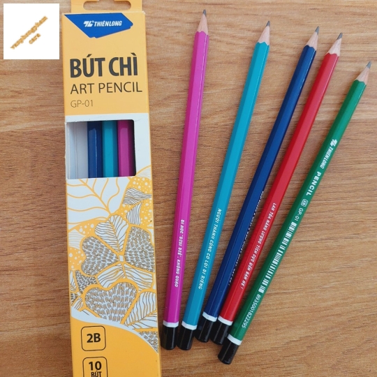 Bút chì gỗ GP-01 Thiên Long 2B