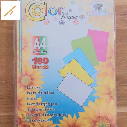 Giấy bìa màu - A4, 180gsm, Tenplus, Trắng, vàng, hồng, xanh dương