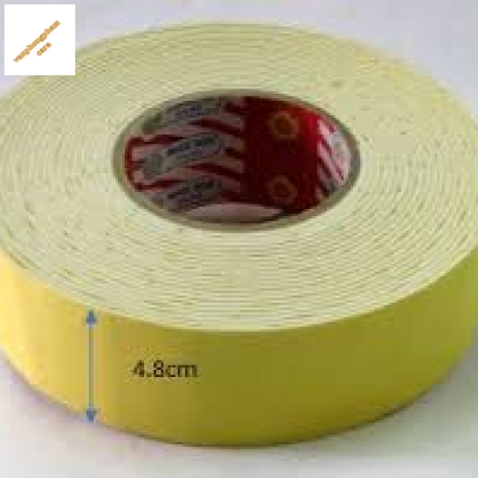 Băng keo mouse xốp -Trắng kt 4.8cm-8yard