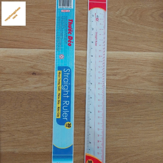 Thước dẻo thẳng 30cm PVC SR-022