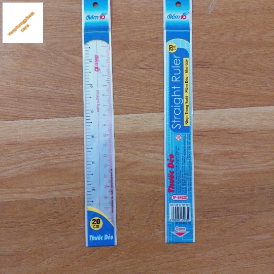 Thước dẻo thẳng 20cm PVC TP-SR022