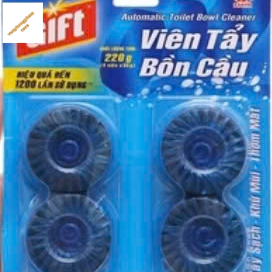 Viên tẩy bồn cầu Gift ( 4 viên/ vỉ)